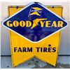 Image 2 : GOOD YEAR FARM TIRES DSP SIGN - 31.5" X 35.5"