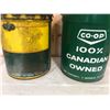 Image 2 : CO-OP MAPLE LEAF LUBRICANT & 5 GAL OIL PAILS