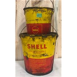 SHELL GREASE PAILS - 10 & 25 LBS