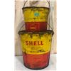 Image 1 : SHELL GREASE PAILS - 10 & 25 LBS