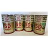 Image 1 : 4 X CITIES SERVICE 1 QT 5D TINS