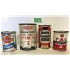 Image 1 : 4 X MISC TINS - SOME CONTENTS.