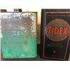 Image 2 : METRO MOTOR OIL 2 GAL TIN & TIDEX MOTOR OIL 1 GAL TIN