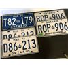 Image 1 : 5 X ONTARIO LICENCE PLATES