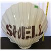 Image 1 : SHELL MILK GLASS GLOBE - DATED 2 - 31