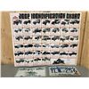 Image 1 : JEEP 'THRU THE YEARS' POSTER & KENTUCKY LICENCE PLATES
