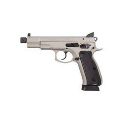 CZ 75B OMEGA 9MM 5.21" GRY SR NS 18R