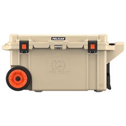 PELICAN COOLER 80QT WHEELED TAN