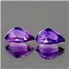 Image 2 : Natural Purple Amethyst Pair 13x9 MM{Flawless-VVS1}