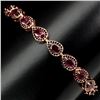 Image 1 : Natural Pink Tourmaline Black Spinel Bracelet