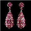 Image 1 : Natural Stunning Red Ruby Earrings