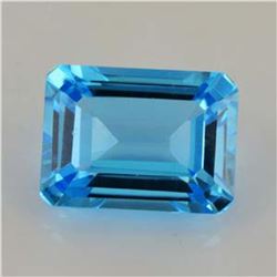 Natural Sky Blue Topaz  9x7 MM - Flawless