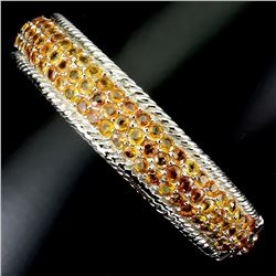 Natural  Orange Sapphire 150 Carats Bangle