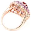 Image 3 : Natural RUBY RHODOLITE AMETHYST TANZANITE Ring