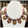 Image 1 : Tibet Natural Stone Tribal Queen Royal Necklace