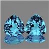 Image 1 : Natural Light Sky Blue Topaz Pair {Flawless-VVS1}