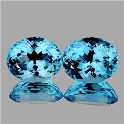 NATURAL SKY BLUE TOPAZ PAIR 14X10 MM[FLAWLESS-VVS]