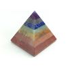Image 1 : BEAUTIFUL 461.5 CT 7 MULTI GEM CHAKRA  PYRAMID