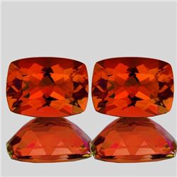 Natural Rare Madeira Orange Citrine Pair 7x5 MM - FL