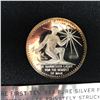 Image 3 : THOMAS ALVA EDISON  .999 PURE SILVER ROUND 27 GRAMS