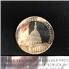Image 2 : DEFENDER OF FREEDOM  .999 PURE SILVER ROUND 27 GRAMS