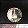 Image 3 : BENJAMIN FRANKLIN  .999 PURE SILVER ROUND