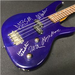 PRISM BAND SIGNED OSCARSCHMIDT BASS GUITAR w/ HARLOW, GRACE, GLADSTONE, GODDARD