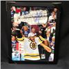 Image 1 : MILAN LUCIC SIGNED and FRAMED STANLEY CUP PHOTO (GAMEDAY HOLOGRAM)