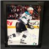 Image 1 : JOE THORNTON SIGNED and FRAMED PHOTO (GAMEDAY HOLOGRAM)