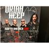 Image 3 : URIAH HEEP BAND SIGNED and FRAMED 2018 TOUR DATES POSTER