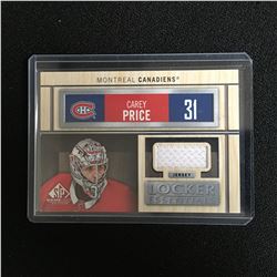 2019-20 Upper Deck SP Game Used Locker Essentials Carey Price #LE-CP