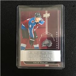 2019-20 UPPER DECK TRILOGY CALE MAKAR ROOKIE RENDITIONS JERSEY #RR-1