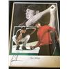 Image 1 : TIGER WOODS SIGNED "VARIOUS SHOTS" 18X24 LITHOGRAPH (JSA LOA)