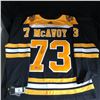 Image 1 : CHARLIE McAVOY SIGNED BRUINS JERSEY (MEMORABLE AUTHENTIC COA)