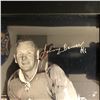 Image 2 : JOHNNY BOWER SIGNED and FRAMED HOCKEY PHOTO (FROZEN POND COA)