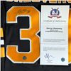 Image 2 : Gerry Cheevers Signed Boston Bruins Jersey (AJ Sports COA)