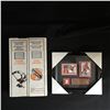 Image 1 : STEVE YZERMAN HOCKEY CARD FRAMED DISPLAY w/ NHL CARD LOCKERS LOT