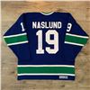 Image 1 : MARKUS NASLUND SIGNED CANUCKS CAPTAIN JERSEY (JIC HOLOGRAM)