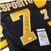 Image 2 : PHIL ESPOSITO SIGNED BRUINS JERSEY (JSA COA)