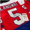 Image 2 : ROD LANGWAY SIGNED CAPITALS JERSEY (JSA COA)