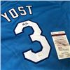 Image 2 : NED YOST SIGNED ROYALS JERSEY (JSA COA)