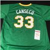 Image 1 : JOSE CANSECO SIGNED A's JERSEY (JSA COA)