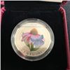 Image 2 : ROYAL CANADIAN MINT 2013 25-CENT COLOURED COIN PURPLE CONEFLOWER AND EASTERN TAILED BLUE CANADA