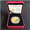 Image 1 : 2014 Canada 25 Cent Coloured Coin - Water-Lily And Leopard Frog WITH BOX AND CERT