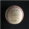 Image 3 : MULTI SIGNED BASEBALL w/ WHITE SOX TRADING CARD DISPLAY