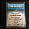 Image 2 : 2017-18 Pierre Luc Dubois Sp Game Used Auto Patch Rookie Draft Day Marks 23/35