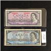 Image 1 : 1954 CANADIAN $5/ $10 BANK NOTE LOT