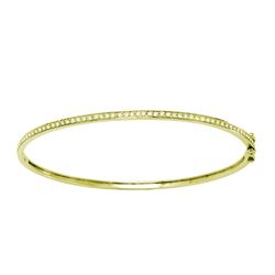 0.44 CTW Diamond Bangle 14K Rose Gold - REF-53F2N