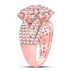 Image 3 : 2 CTW Round Diamond Solitaire Bridal Wedding Engagement Ring 14kt Rose Gold - REF-137T9K