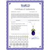 Image 2 : Genuine 6.5 ctw Amethyst & Peridot Necklace 14KT Rose Gold - REF-38Z2N